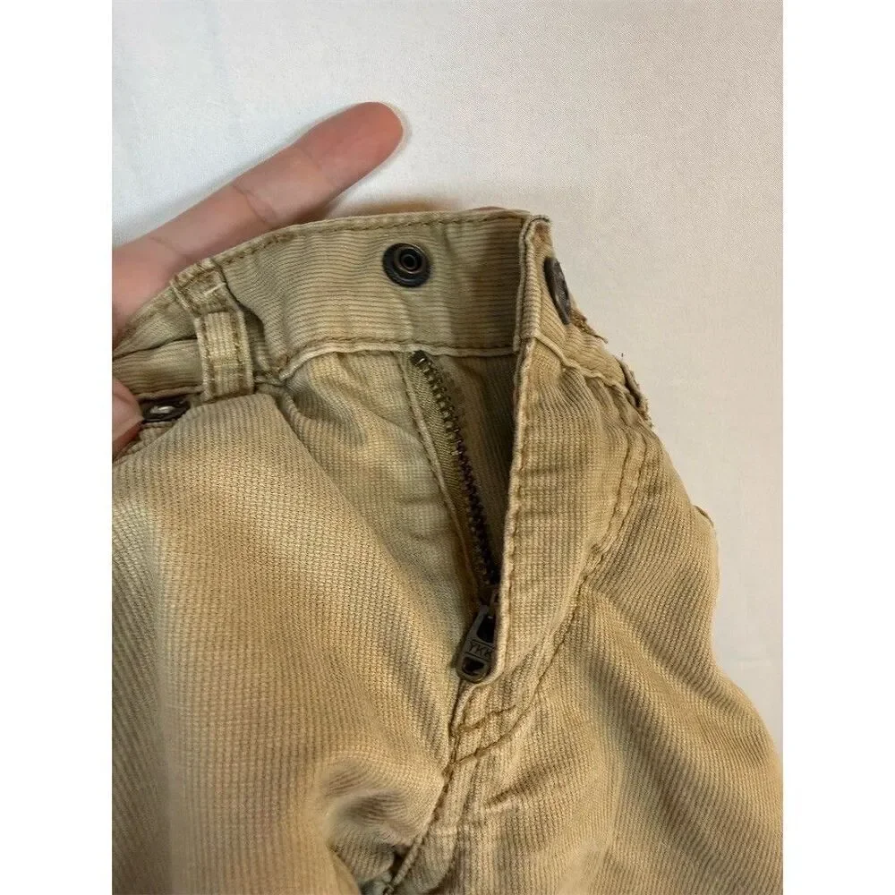 OshKosh B'gosh Toddler Unisex Jeans Tan Slim Straight 5-Pocket Elastic Waist